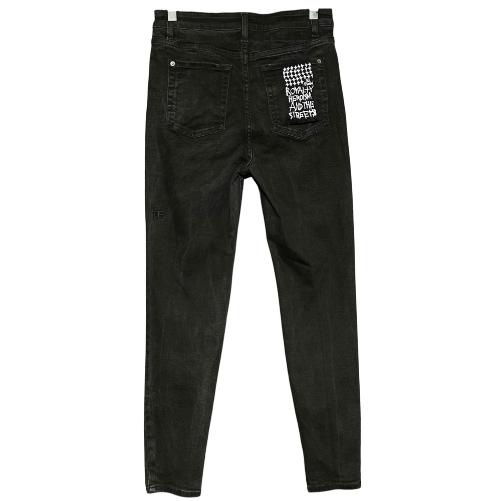 Ksubi Black Skinny Jeans High Rise Size 27 Stretch Denim